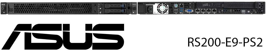 RS200-E9-PS2 Asus, server rack 1U otimizado para alto processamento