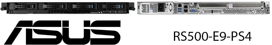 RS500-E9-PS4, server rack 1U otimizado para rack com processadores escalonáveis ​​Intel Xeon