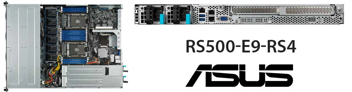 RS500-E9-RS4, servidor 1U otimizado para rack com processadores escalonáveis ​​Intel Xeon