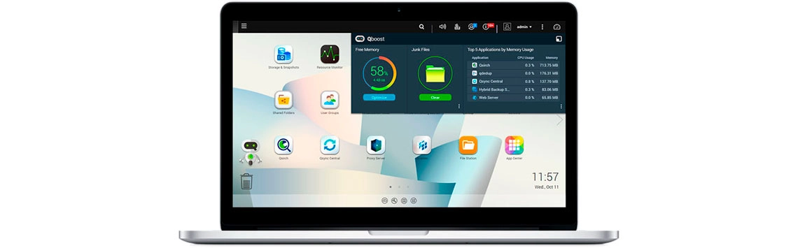 Sistema operacional Qnap QTS