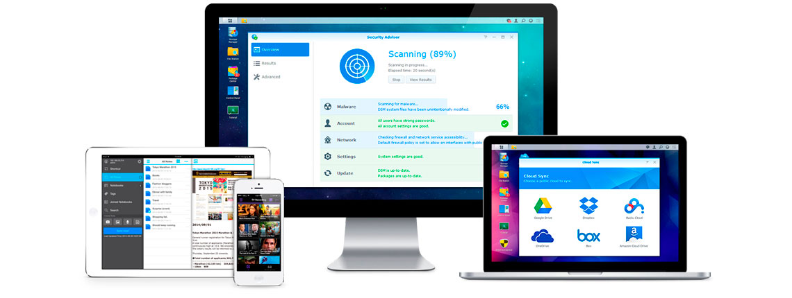 Sistema operacional Synology DiskStation Manager