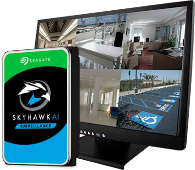 Skyhawk AI 16TB, voltado para servidores de vídeo e sistemas CFTV profissionais