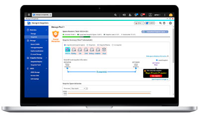 Um storage 96TB com snapshot para proteção de dados