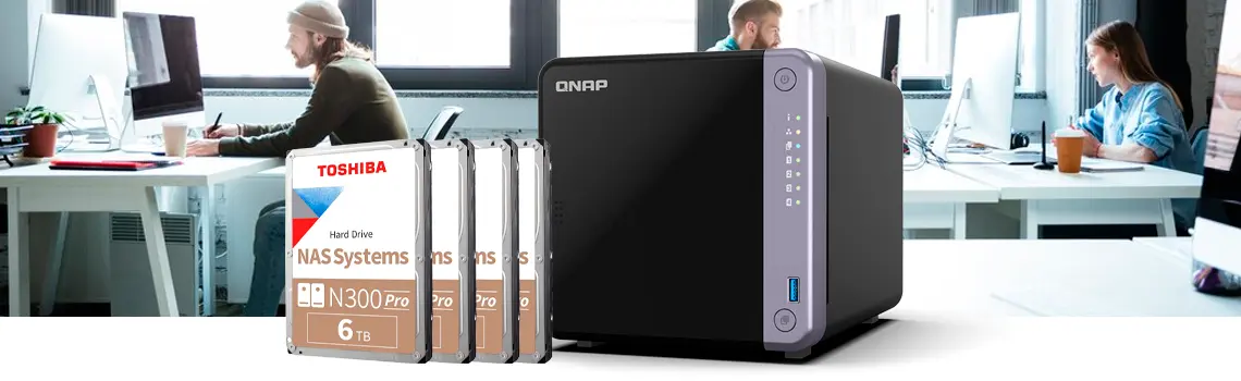 Solução de armazenamento com 24TB