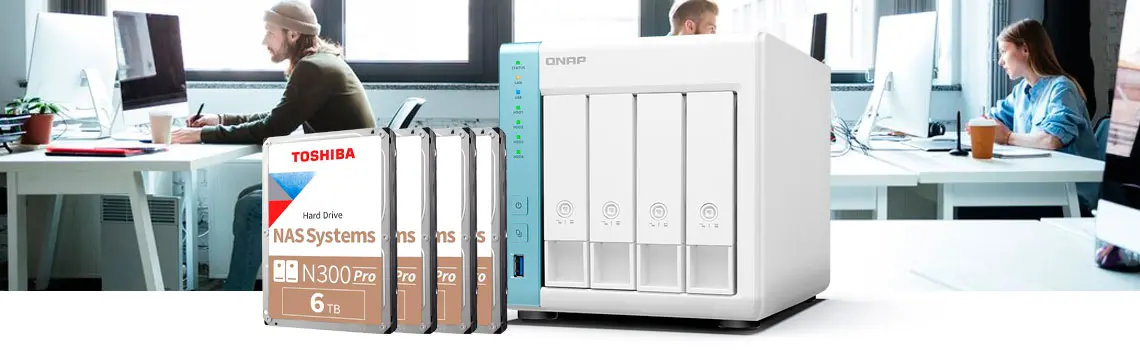 Solução de armazenamento com 24TB