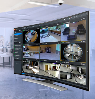Solução de vídeo-monitoramento IP