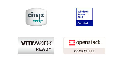 Soluções certificadas de virtualização