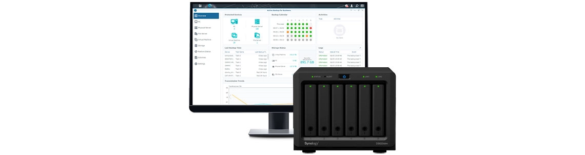 Um servidor com solução de backup e recuperação de dados