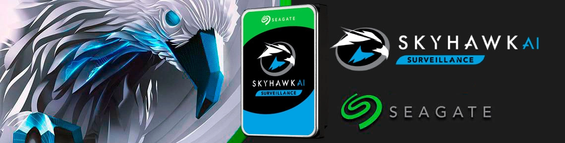 ST8000VE001 Seagate SkyHawk AI - O HD 8TB Surveillance para CFTV (NVR/DVR) corporativo