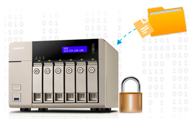 Storage NAS 18TB com criptografia NAS