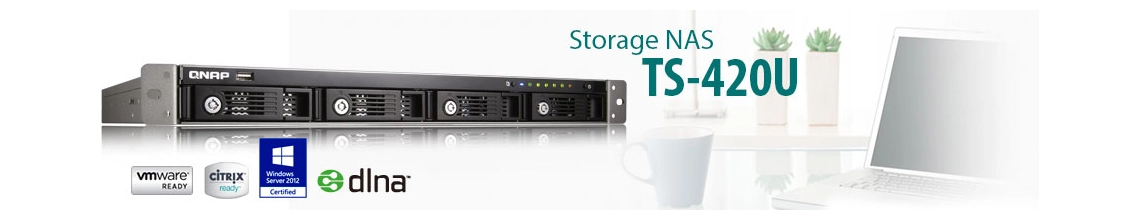 Storage 4 baias para rack o TS-420U