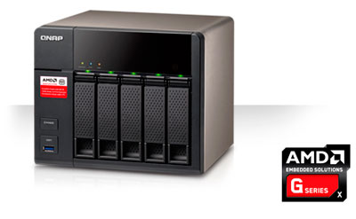 Storage 60TB Qnap 10GbE ready