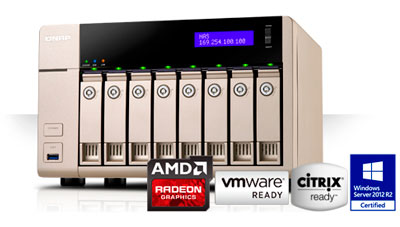 Qnap TVS-863 48TB Storage NAS 8 baias