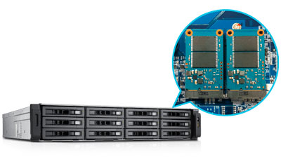 Storage com aceleração de cache SSD