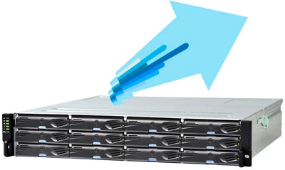 Storage Infortrend com alta performance via cache SSD