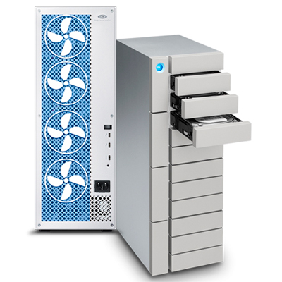 Storage LaCie 120TB, design ideal para profissionais de vídeo