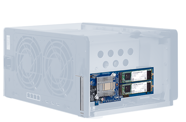 Storage NAS 112TB com dois canais de memória