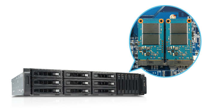 Storage NAS sem limite de caching em SSD