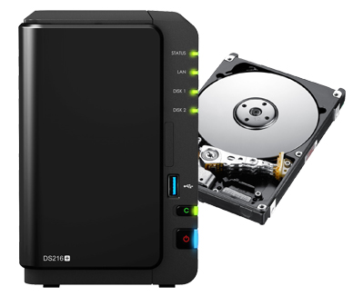 Storage NAS Synology, eficiente e sustentável