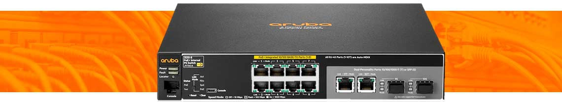 Switches Aruba 2530, muitos recursos disponíveis