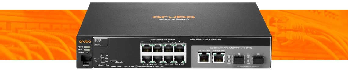 Switches Aruba 2530, muitos recursos disponíveis