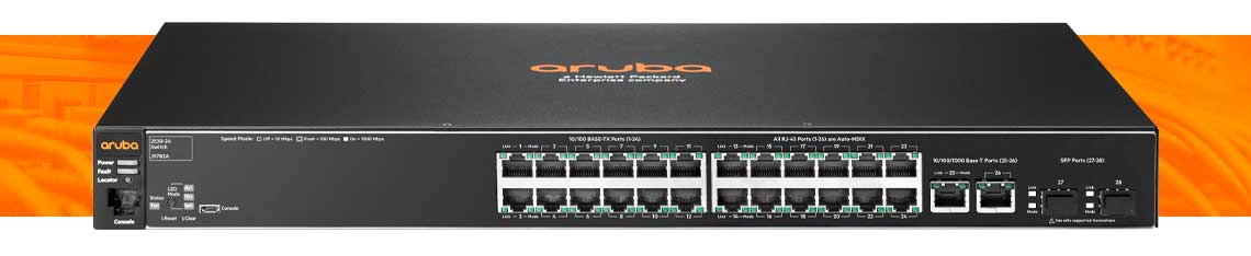 Switches Aruba 2530, muitos recursos disponíveis