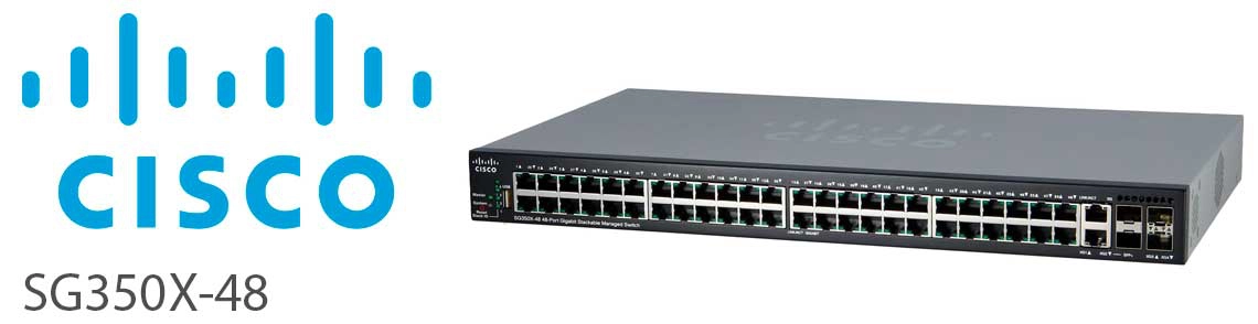Switches gerenciáveis ​​empilháveis ​​Cisco 350X-48