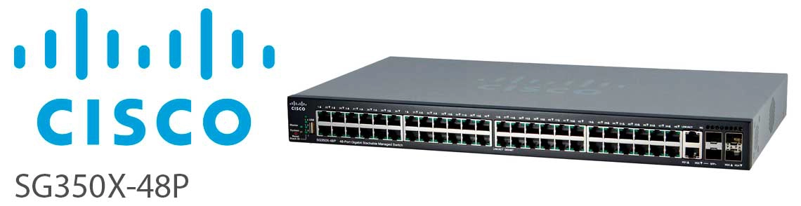 Switches gerenciáveis ​​empilháveis ​​Cisco 350X-48P