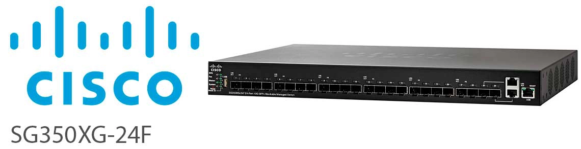 Switches gerenciáveis ​​empilháveis ​​Cisco 350XG-24F