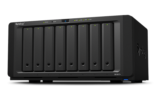 Synology DiskStation DS1817+, solução de storage centralizado com 112TB