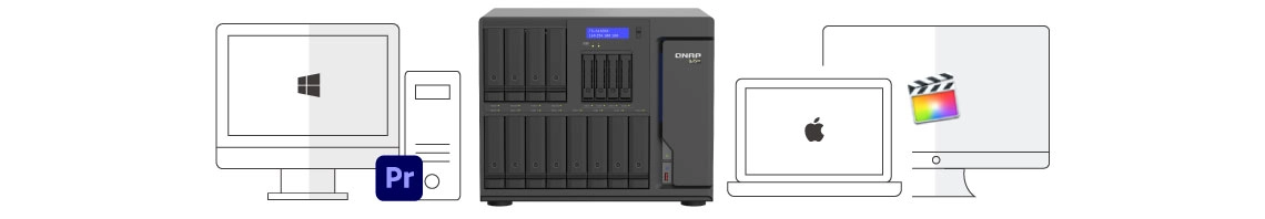 Thunderbolt 3 com 10 Gb Ethernet, melhor desempenho para o NAS