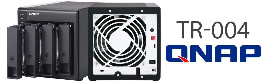 TR-004 56TB Qnap: Gabinete de expansão JBOD com arranjos RAID