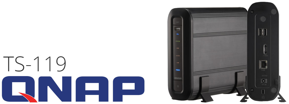 TS-119: NAS doméstico com alta segurança para backup