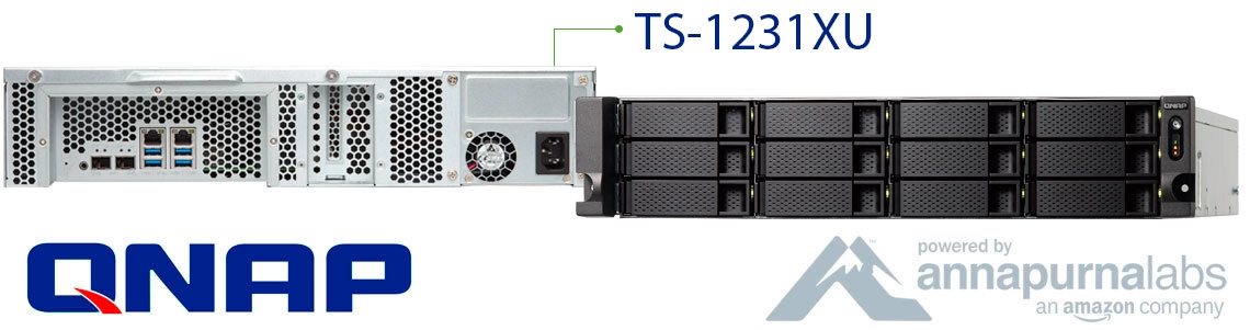 TS-1231XU 60TB, o servidor para backup ideal