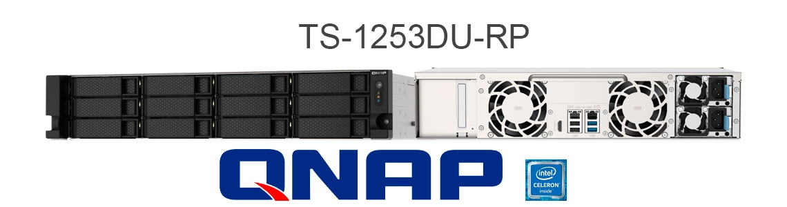 TS-1253DU-RP, um data storage com CPU Intel quad-core e conectividade 2,5GbE
