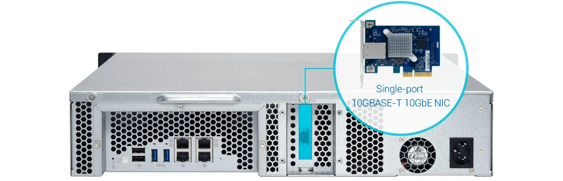 TS-1263XU 36TB com conexão 10GbE integrada