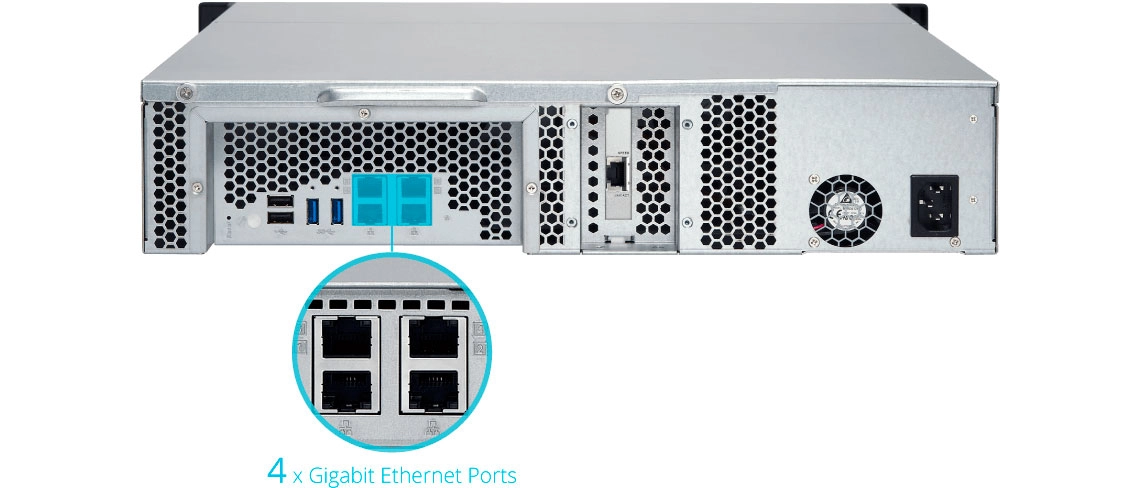 TS-1263XU 168TB, Storage NAS de alta confiabilidade