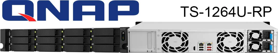TS-1264U-RP 168TB, um NAS 12 bay de alta performance