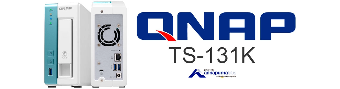 TS-131K, NAS 1 baia HDD SATA com armazenamento em nuvem ideal