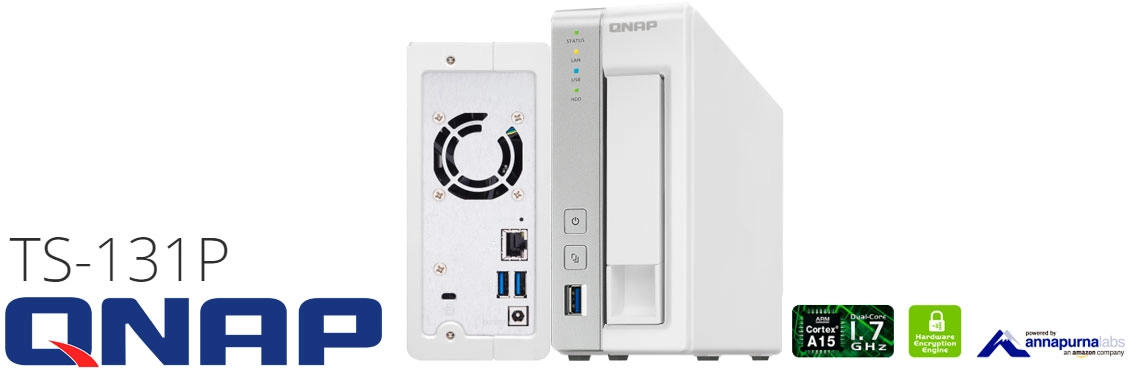 TS-131P Qnap, Um servidor de rede e media center doméstico até 18TB