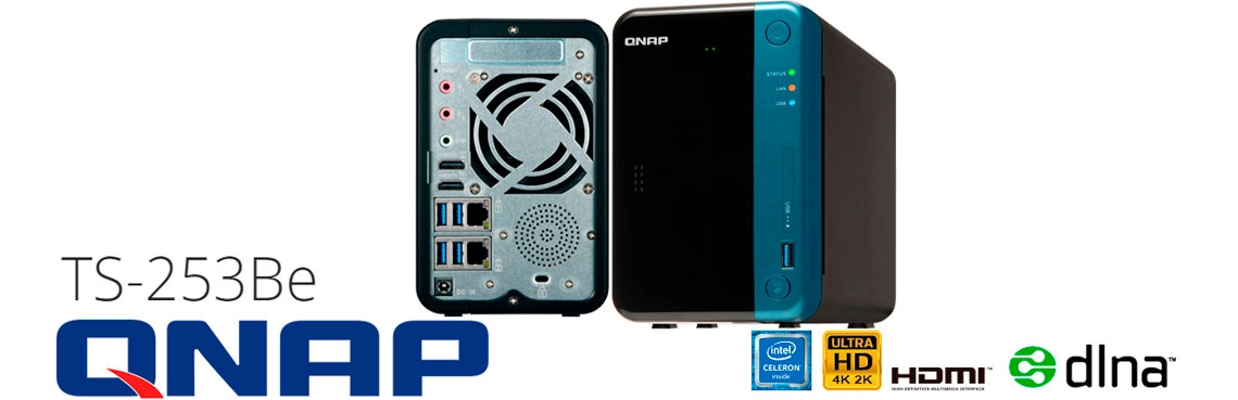 TS-253Be 16TB Qnap, um Storage NAS doméstico 2 baias SATA