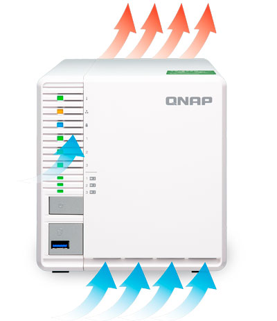 Um NAS 15TB compacto e com um sistema de ventilação eficiente