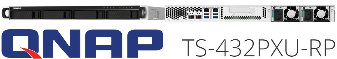 TS-432PXU-RP, um storage NAS 4TB SSD ou HDD, com portas LAN 2.5Gbe e SFP+ 10GbE