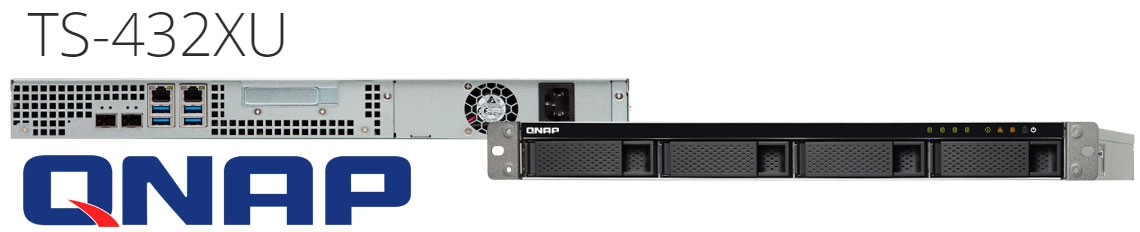 TS-432XU Qnap, Storage NAS 4 baias rackmount