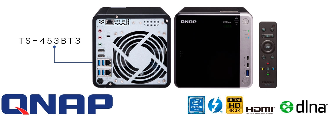 TS-453BT3 24TB Qnap, Storage NAS 4 baias com 10GbE