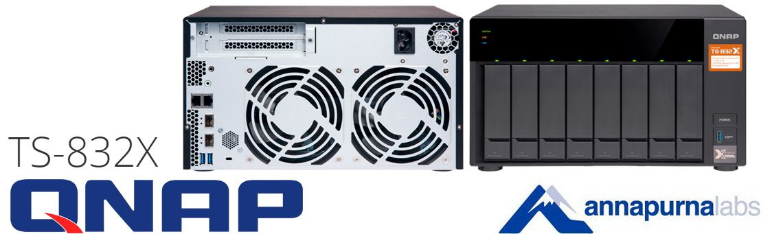 TS-832X, o NAS server 8 baias até 96TB da Qnap