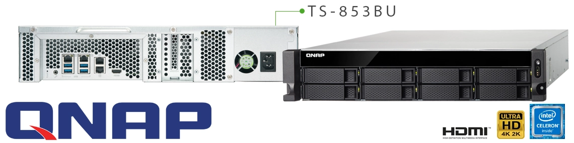 TS-853BU 112TB, Storage NAS 8 baias 