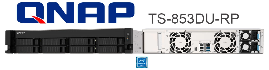 TS-853DU-RP 40TB Qnap, um NAS com processador Intel