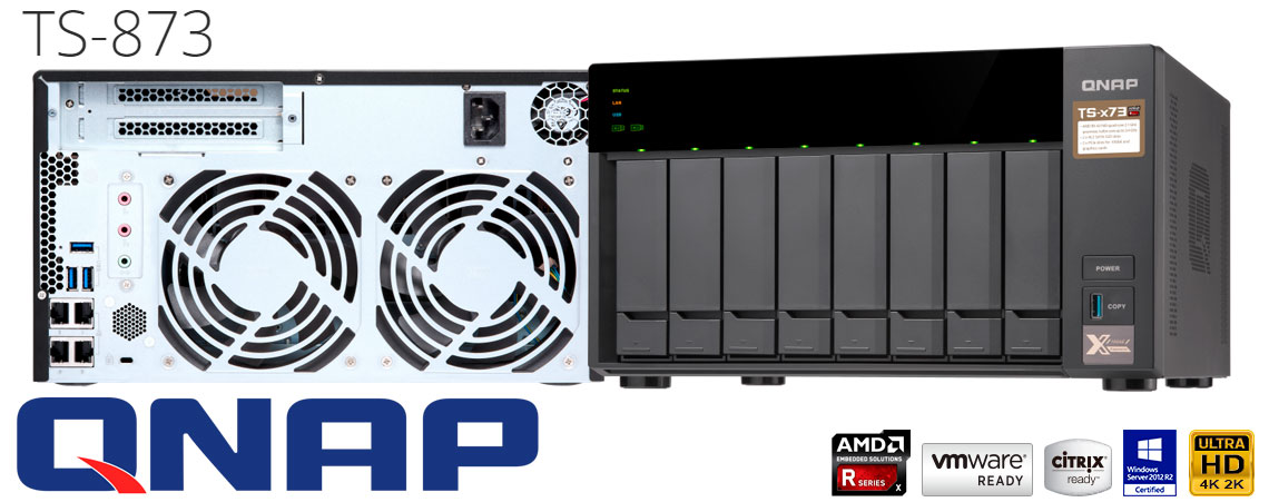 TS-873 Qnap, um NAS Storage 80TB ideal para compartilhamento em rede 