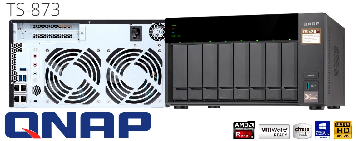 TS-873 32TB, um Storage NAS 8 baias ideal para compartilhamento em rede 